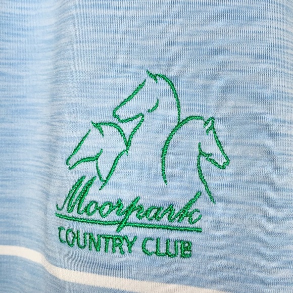 FootJoy Mens Blue Golf Shirt Size XL Moorpark Country Club Excellent Condition! - Picture 3 of 8